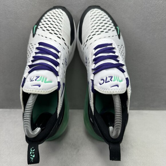 Womens Size 7 Nike Air Max 270 Shoes Grape / White Athletic Running Sneakers - Picture 6 of 8